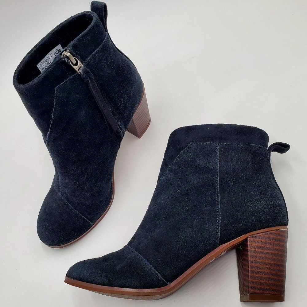 Toms Suede Ankle Booties